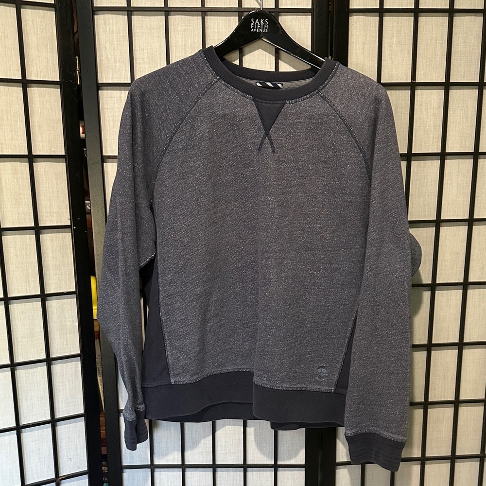 Brooks Brothers Heavyweight Blue Crewneck Sweater XL EUC